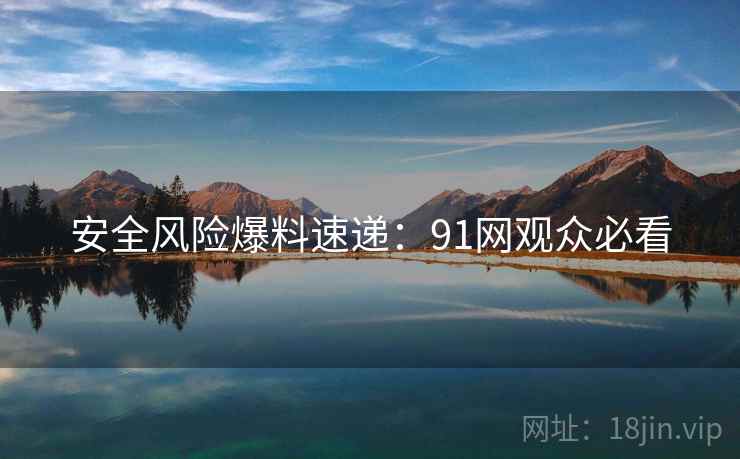 安全风险爆料速递：91网观众必看