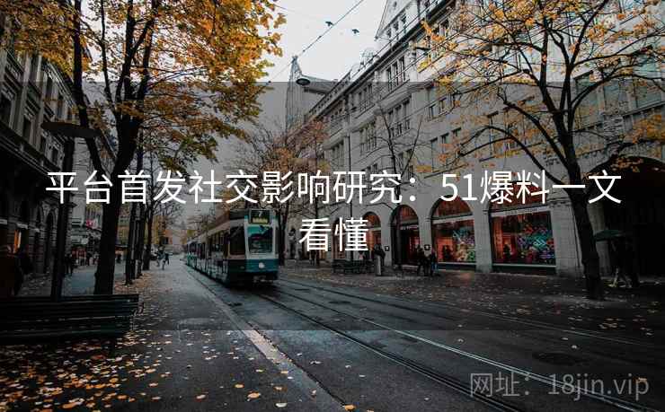 平台首发社交影响研究：51爆料一文看懂